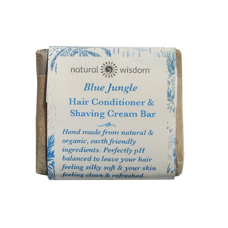 Blue Jungle Hair Conditioner Bar & Shaving Cream Shampoo Natural Wisdom - Genuine Selection