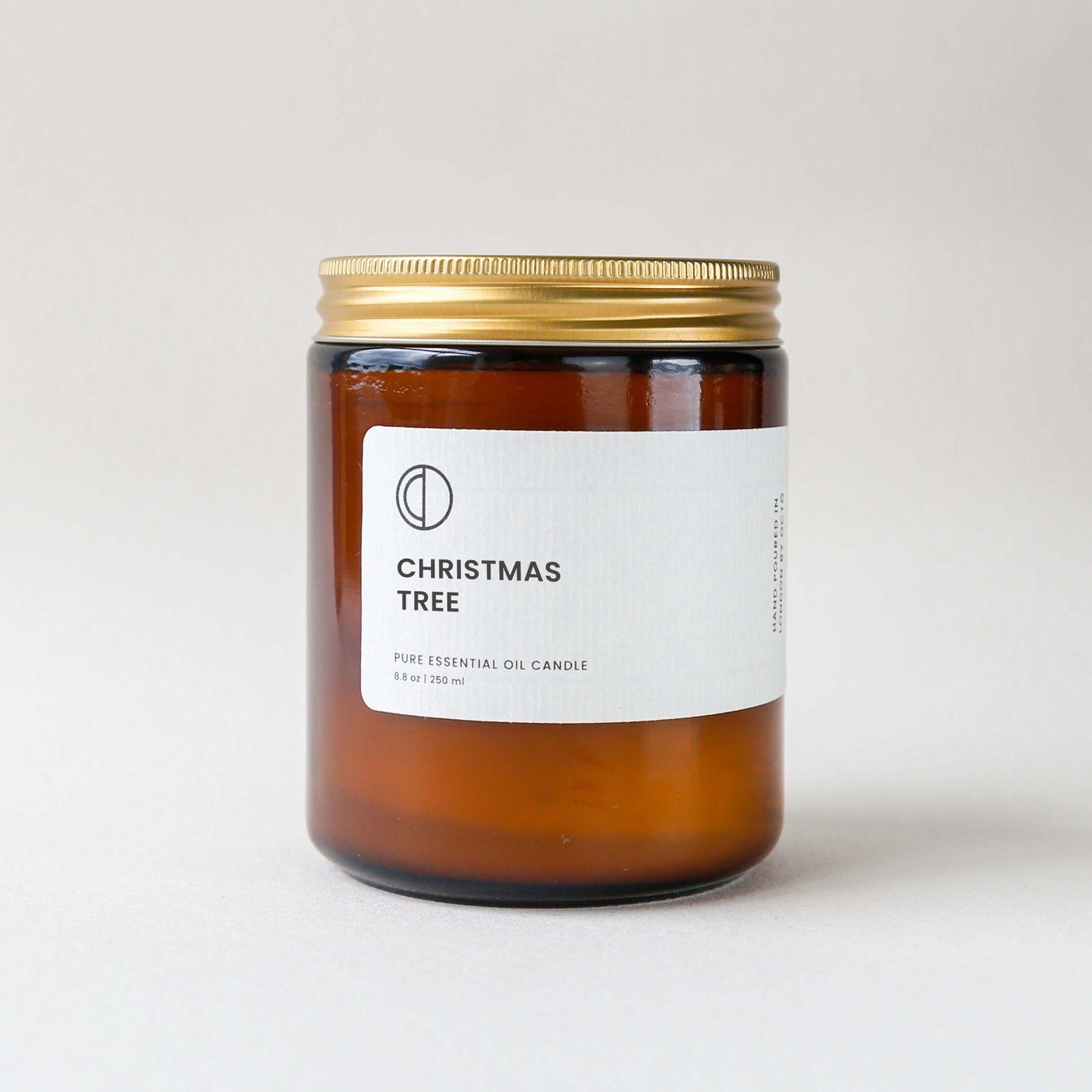 Christmas Tree Candle Kerzen Octo & Co. Medium 250ml - Amber Jar - Genuine Selection