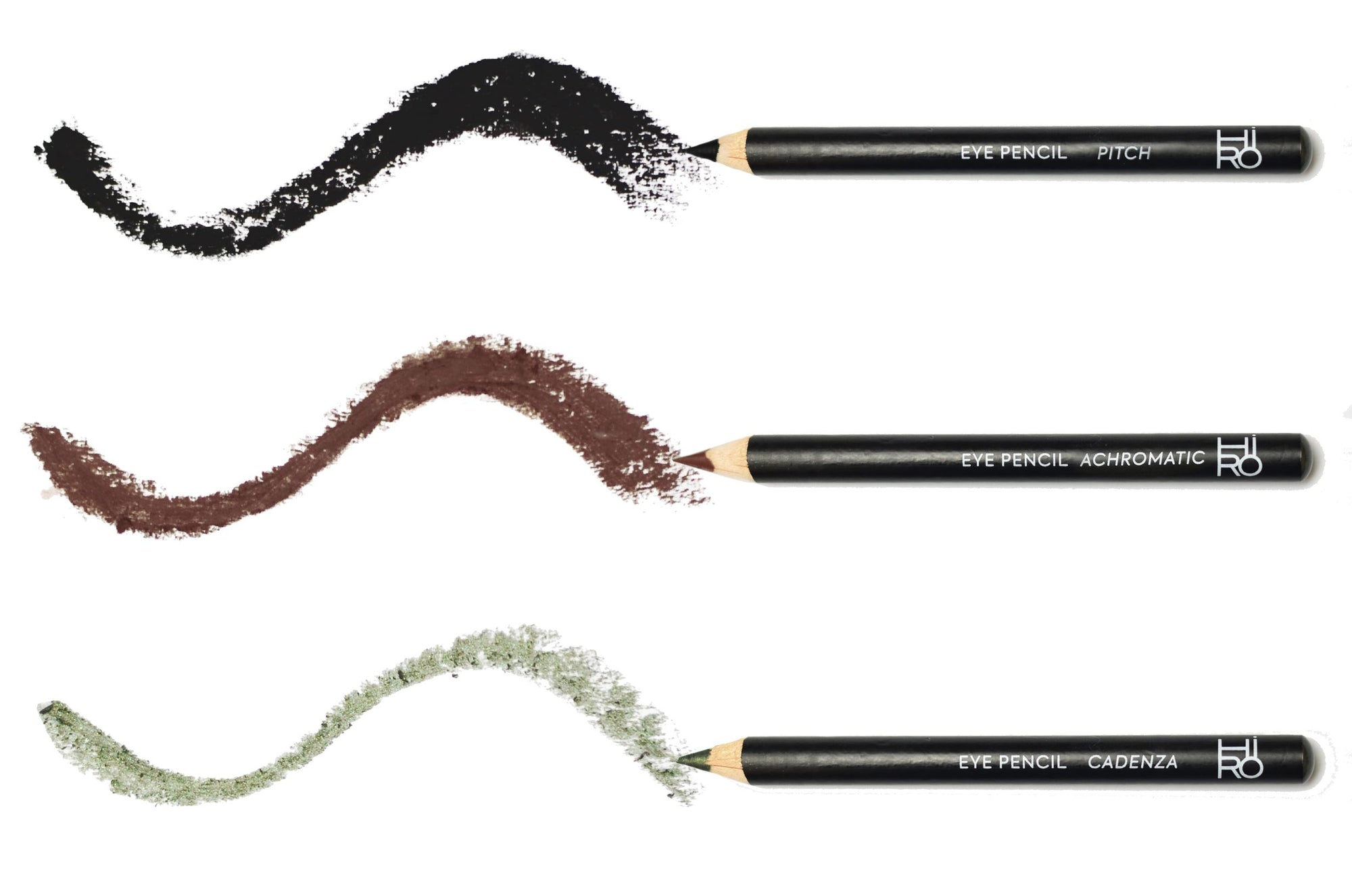 Eye Pencil (2 Farben) Eyeliner HIRO Cosmetics Pitch - Deep Black - Genuine Selection