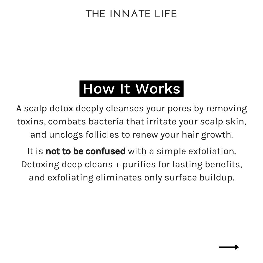 Charcoal Scalp Detox Kopfhautpflege The Innate Life - Genuine Selection