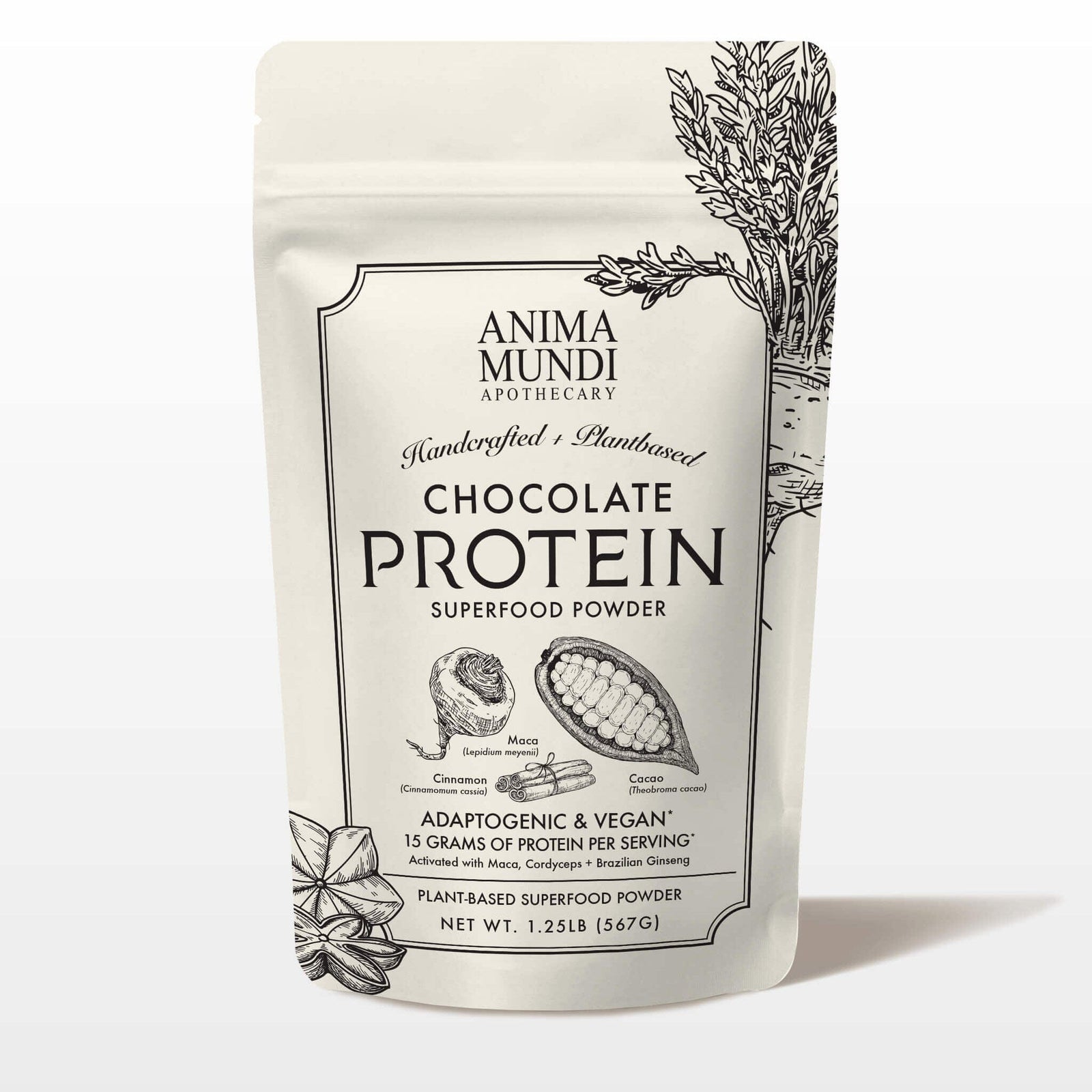 CHOCOLATE PROTEIN | Superfood Powder Anima Mundi Apothecary - Genuine Selection