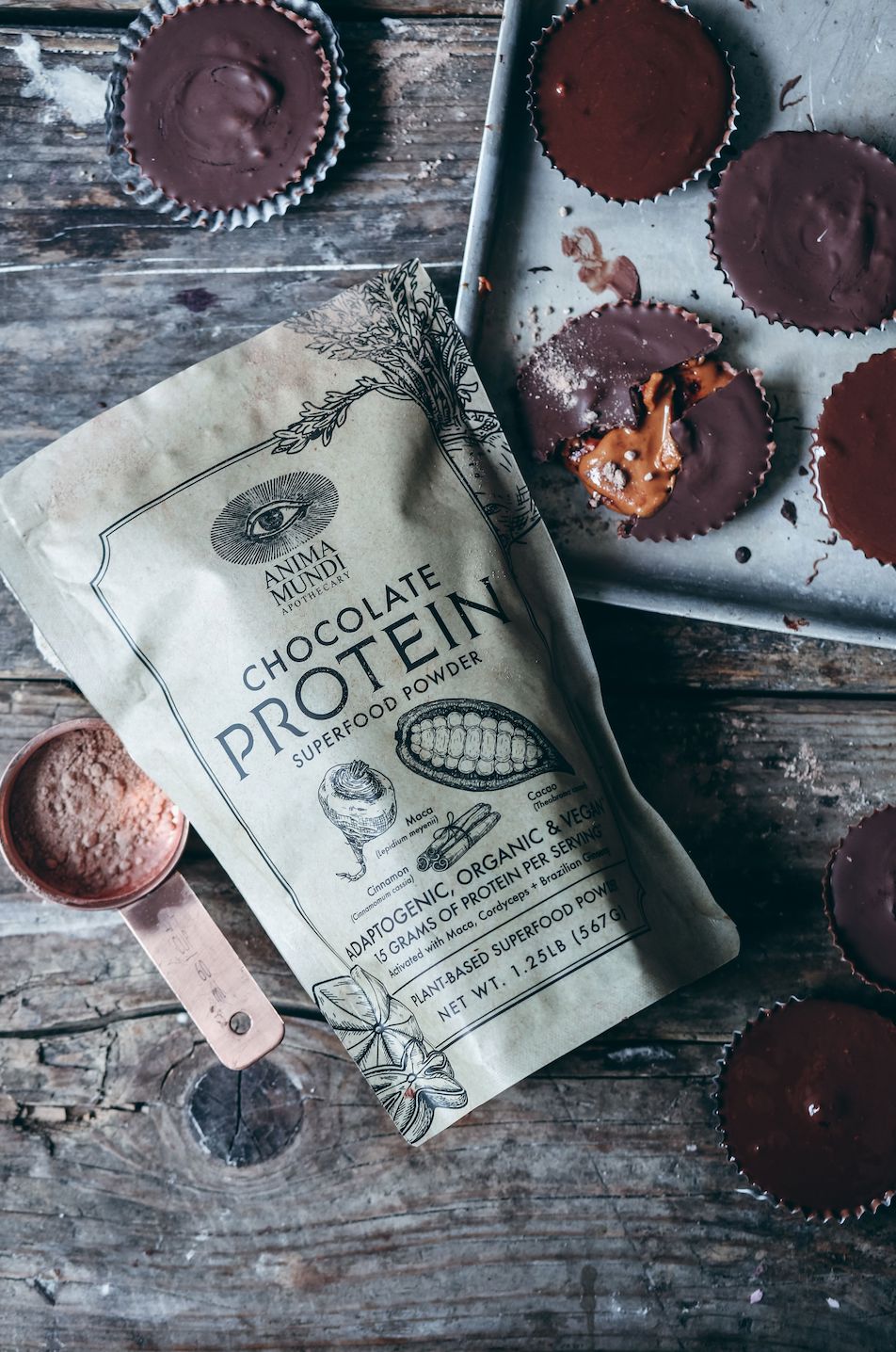 CHOCOLATE PROTEIN | Superfood Powder Anima Mundi Apothecary - Genuine Selection