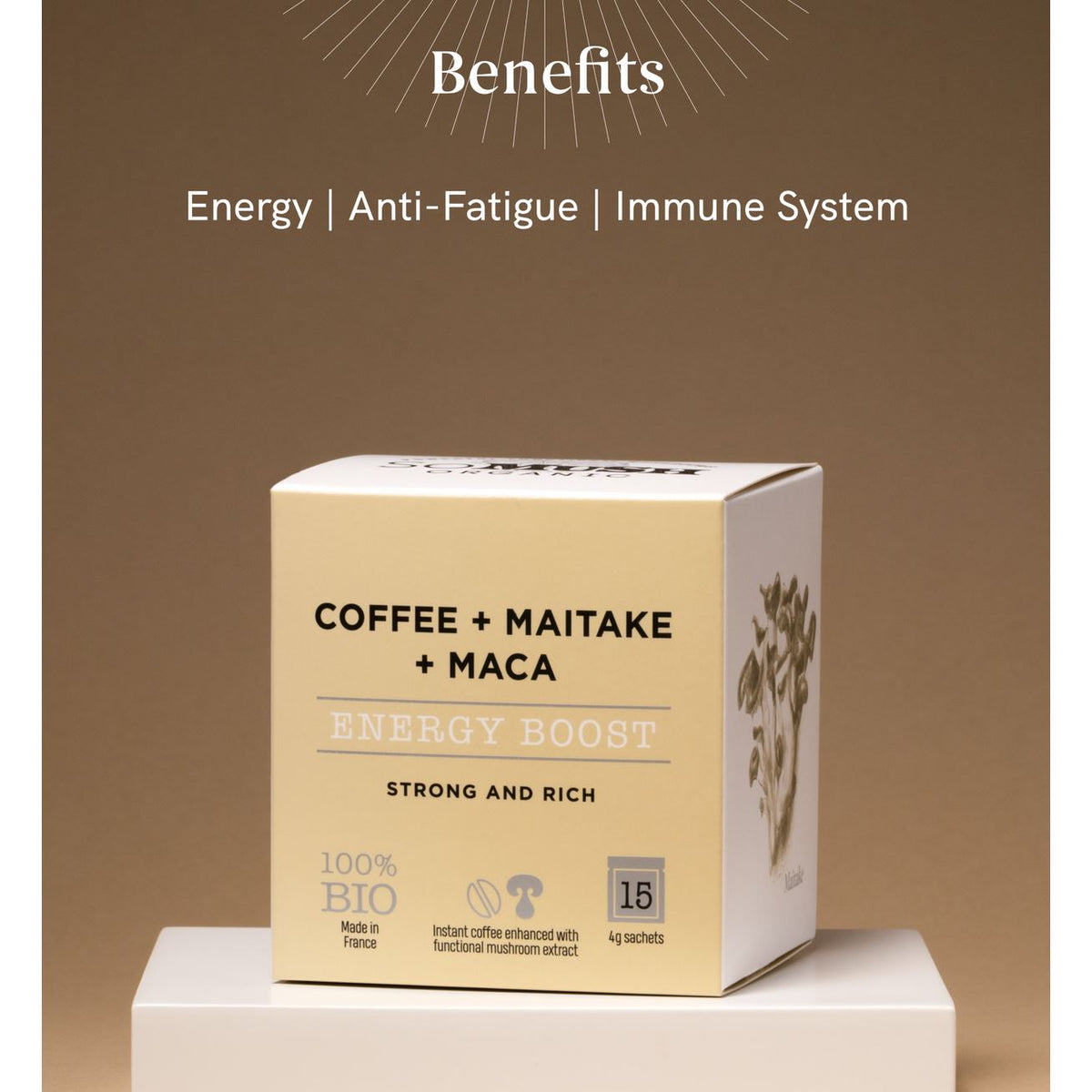Energy Boost Coffee Nahrungsergänzungsmittel So Mush Organic - Genuine Selection