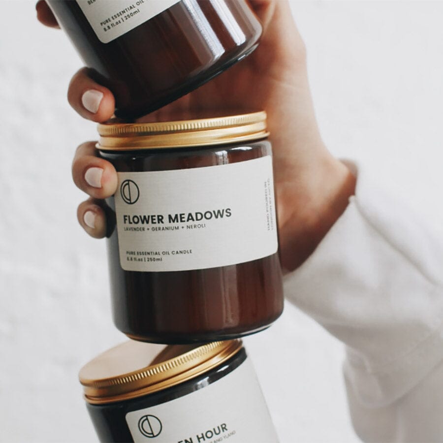 Flower Meadow Candle Kerzen Octo & Co. - Genuine Selection