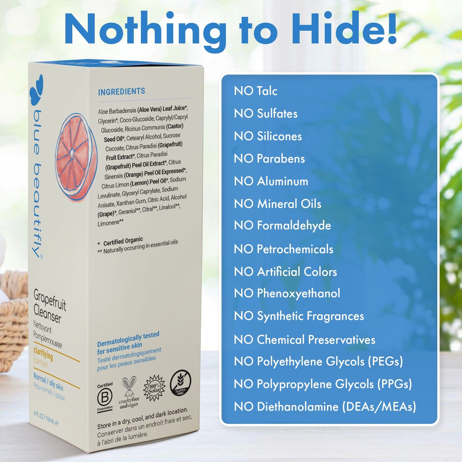 Grapefruit Cleanser Reinigung Blue Beautifly - Genuine Selection