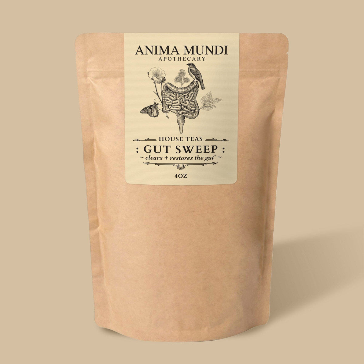 GUT SWEEP | Intestinal Love, Parasite Support Tea Anima Mundi Apothecary - Genuine Selection