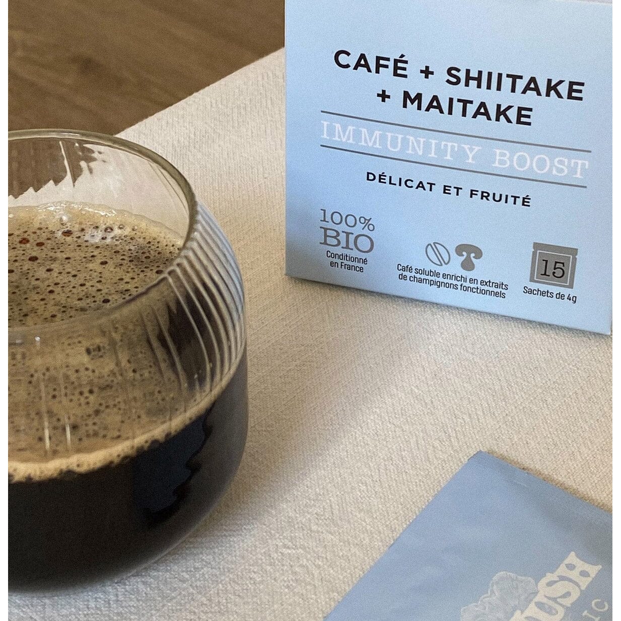 Immunity Boost Coffee Nahrungsergänzungsmittel So Mush Organic - Genuine Selection