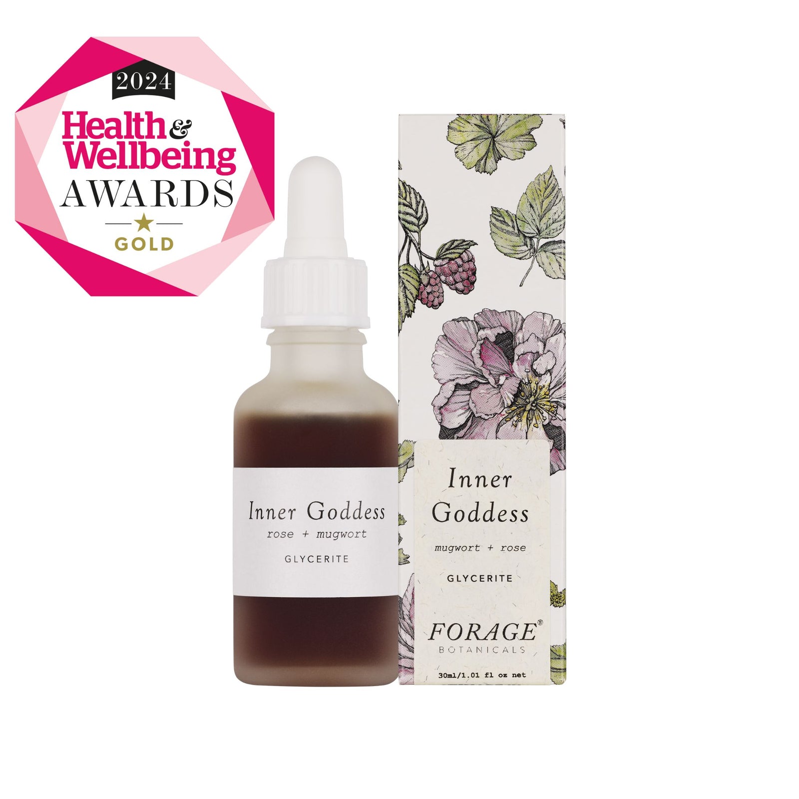 Inner Goddess Drops Nahrungsergänzungsmittel Forage Botanicals - Genuine Selection