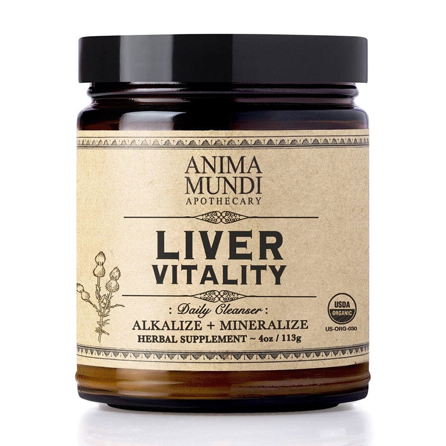 Liver Vitality: Daily Green Detox Nahrungsergänzungsmittel Anima Mundi Apothecary - Genuine Selection