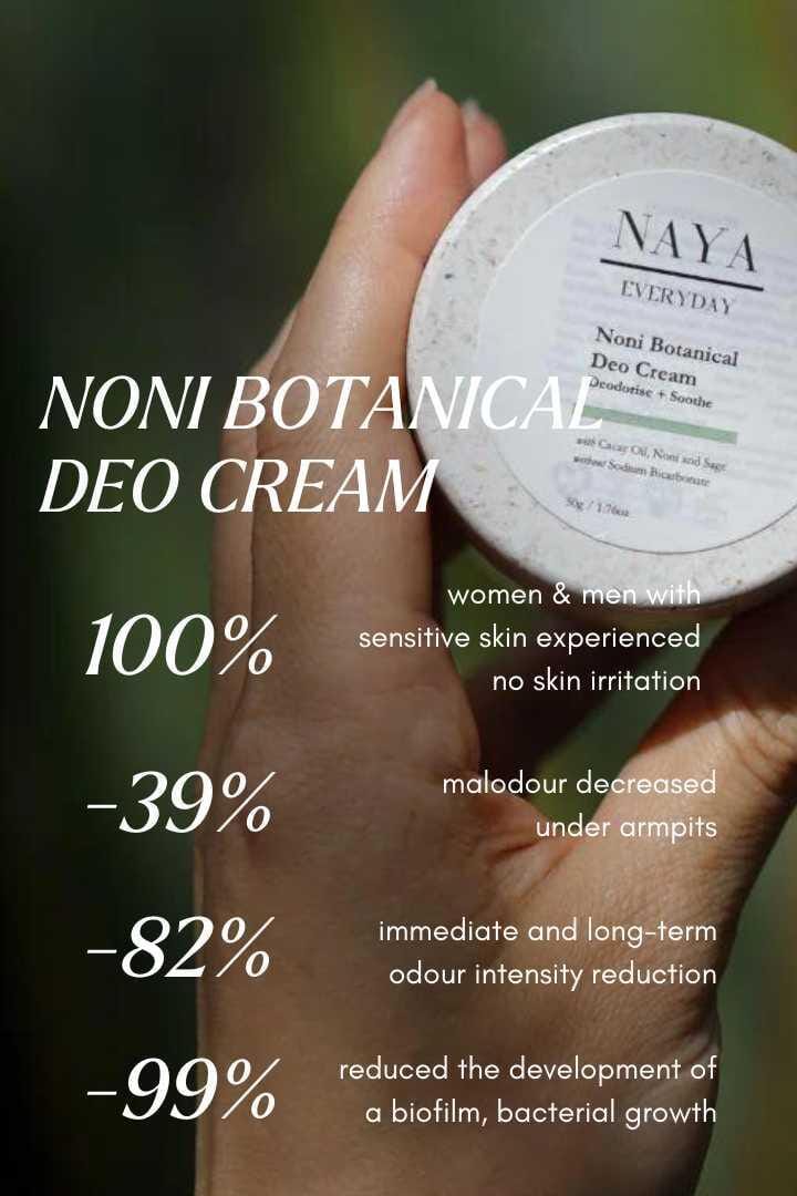 NONI BOTANICAL DEO CREAM Deodorant Naya - Genuine Selection