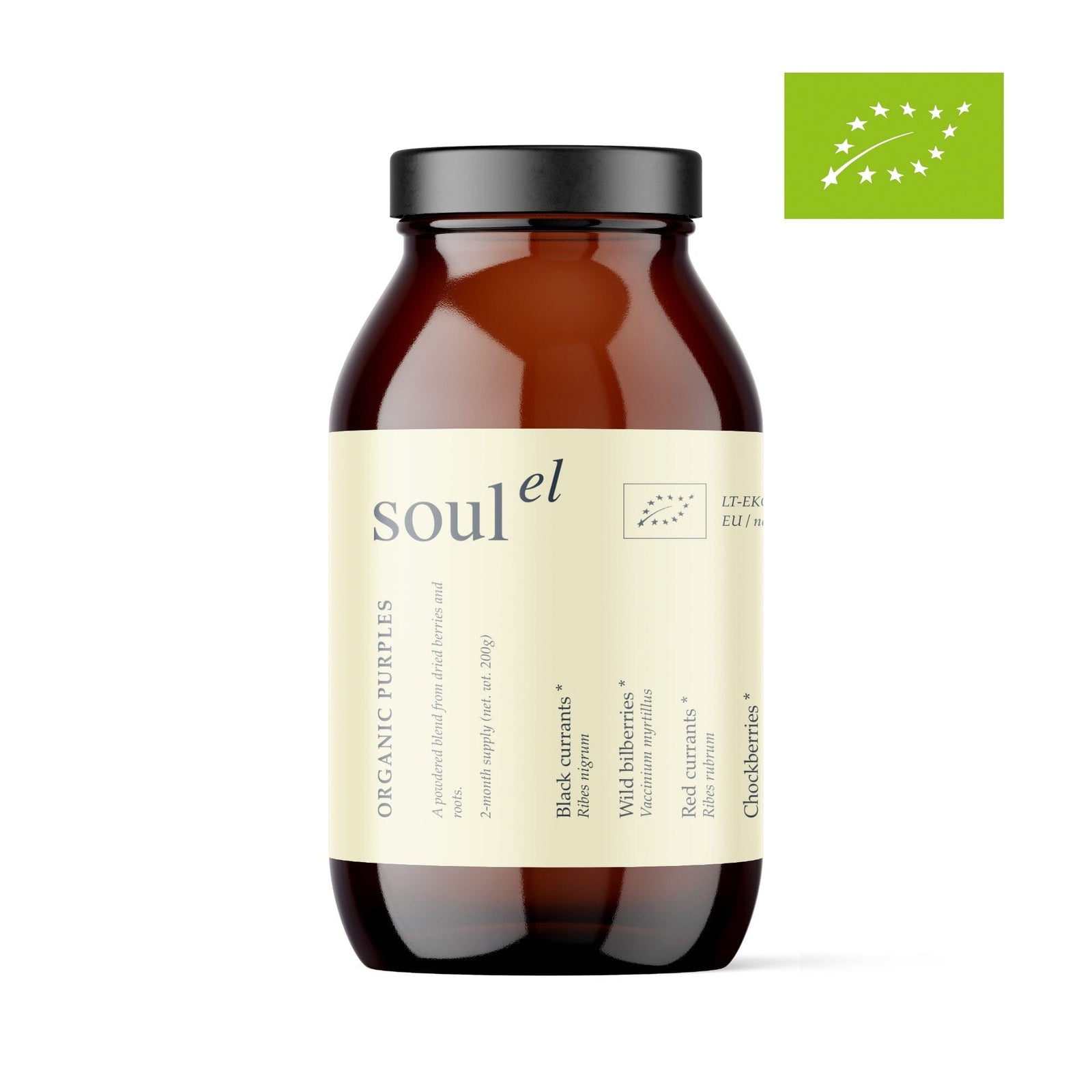 Organic Purples - Antioxidant Berry Blend Nahrungsergänzungsmittel Soulel - Genuine Selection