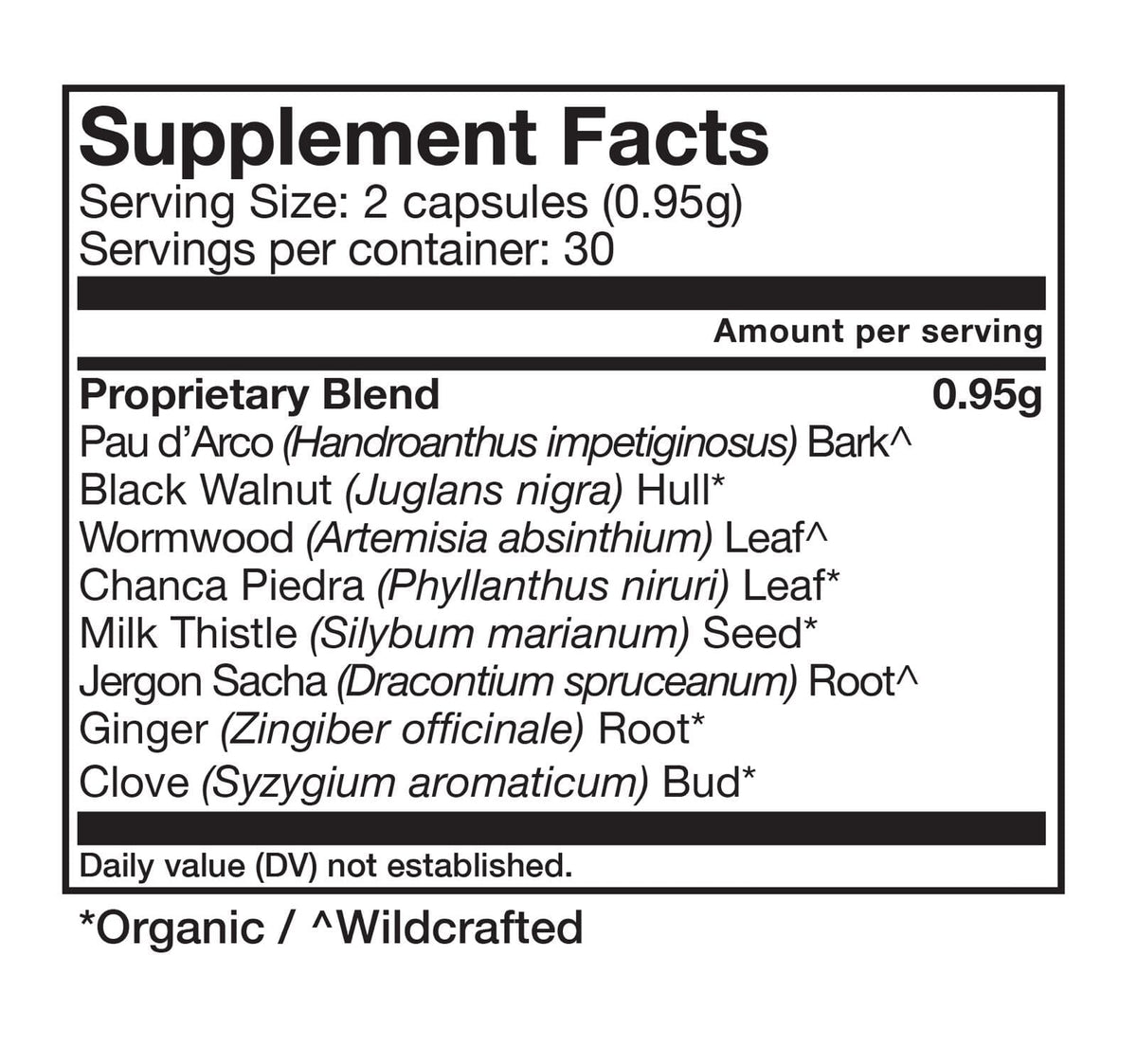 PARASITE DEFENSE | Gut Protection* Capsules Anima Mundi Apothecary - Genuine Selection