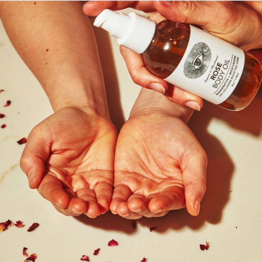 ROSE Body Oil | Restorative + Moisturizing Anima Mundi Apothecary - Genuine Selection