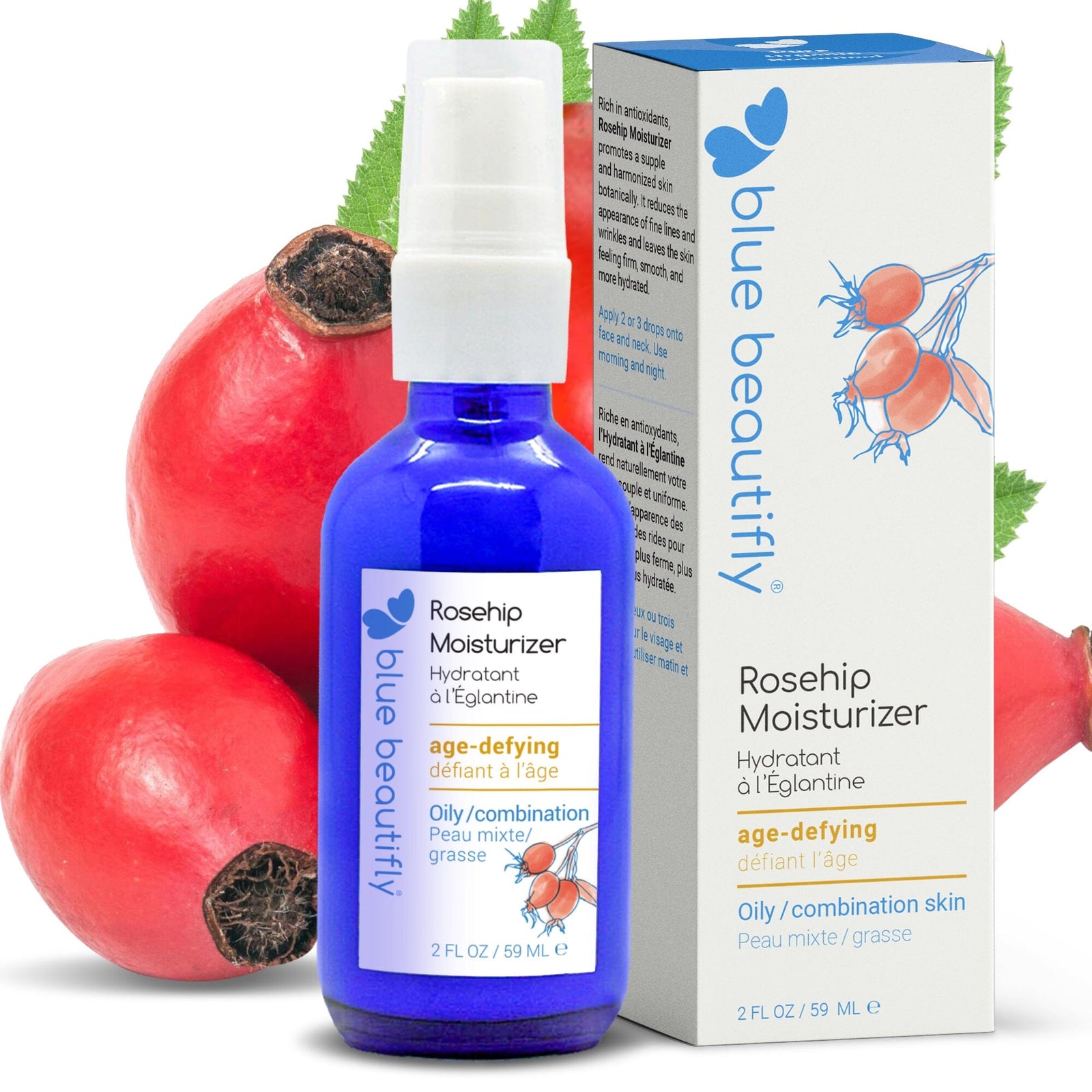 Rosehip Moisturizer Tagespflege Blue Beautifly - Genuine Selection