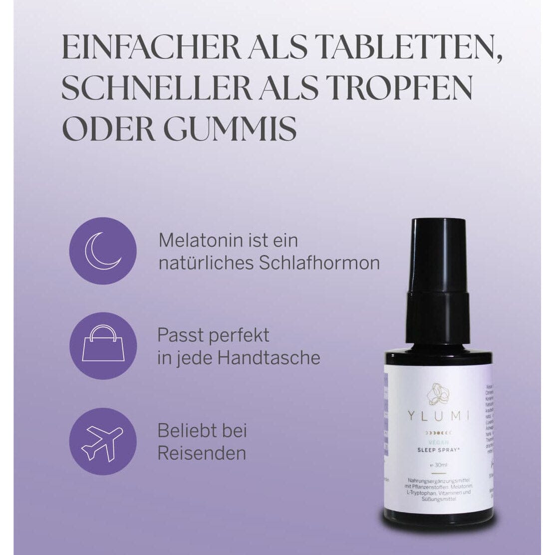 Sleep Spray Nahrungsergänzungsmittel Ylumi - Genuine Selection