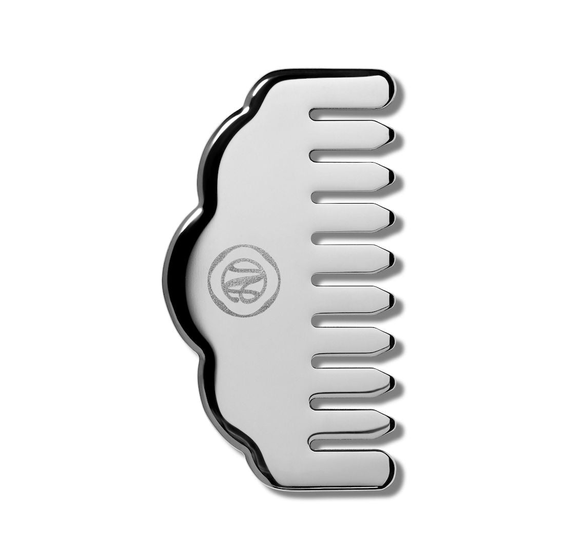 Stainless steel gua sha stimulating scalp comb Agent Nateur - Genuine Selection