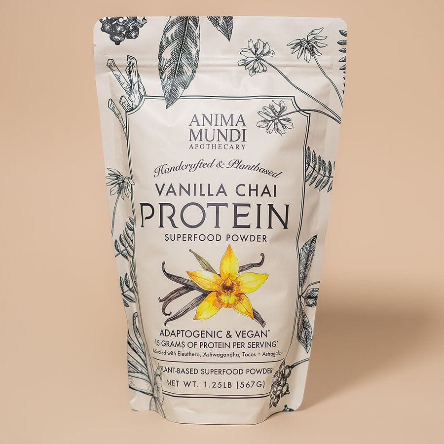 VANILLA CHAI PROTEIN | Adaptogenic Superfood Powder Nahrungsergänzungsmittel Anima Mundi Apothecary - Genuine Selection