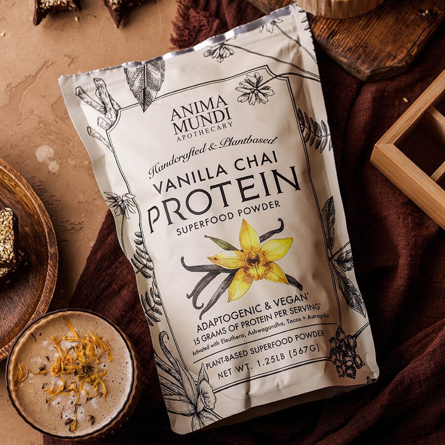 VANILLA CHAI PROTEIN | Adaptogenic Superfood Powder Nahrungsergänzungsmittel Anima Mundi Apothecary - Genuine Selection