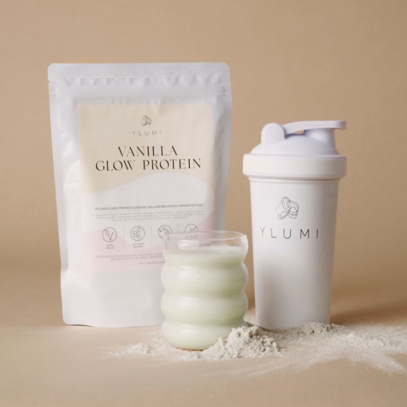 Vanilla Glow Protein Vitamine &amp; Nahrungsergänzungsmittel Ylumi - Genuine Selection