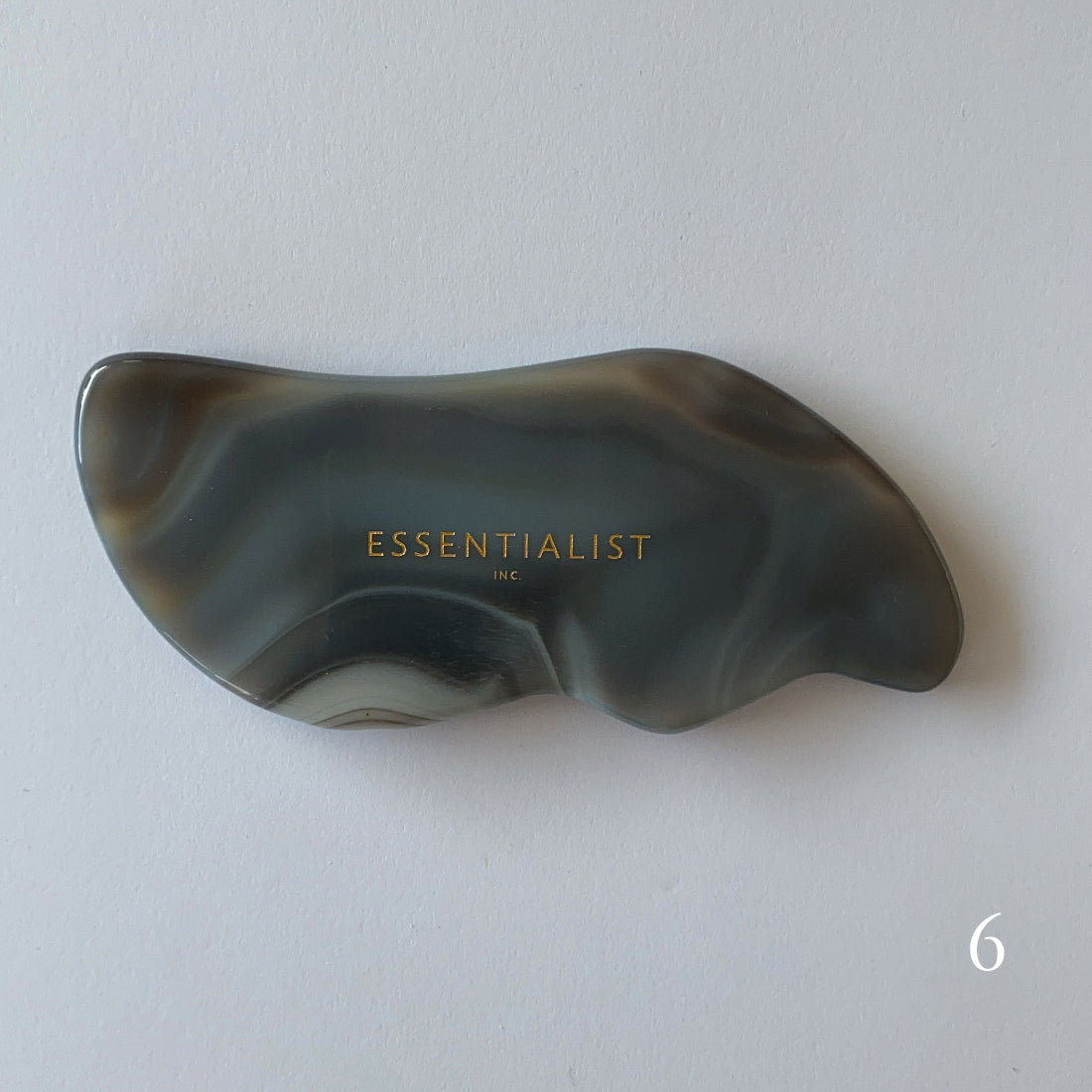 Agate Stone Gua Sha Tool - Wavy *Restock* Facial Tools Essentialist 6 - Genuine Selection