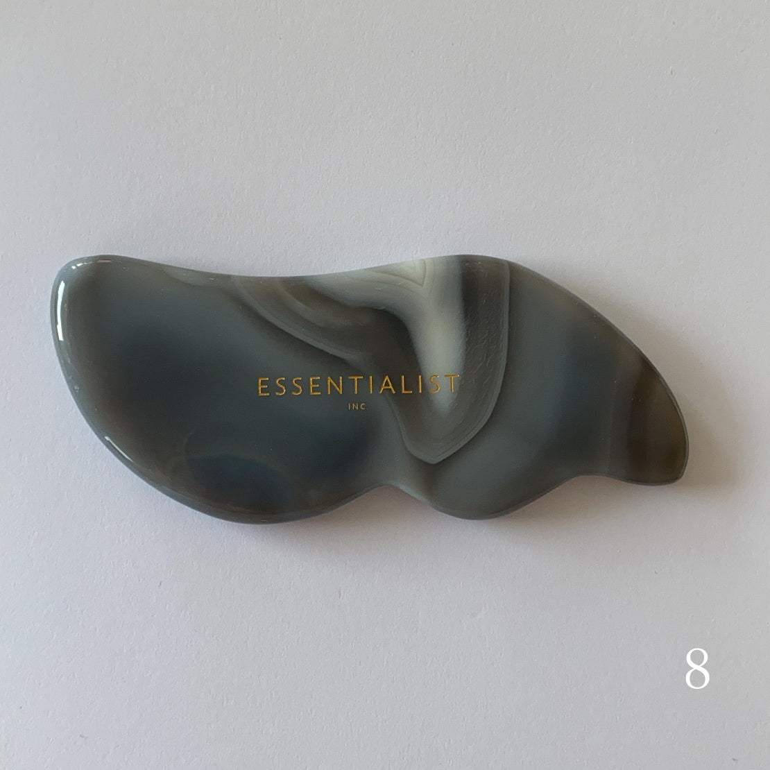 Agate Stone Gua Sha Tool - Wavy *Restock* Facial Tools Essentialist 8 - Genuine Selection