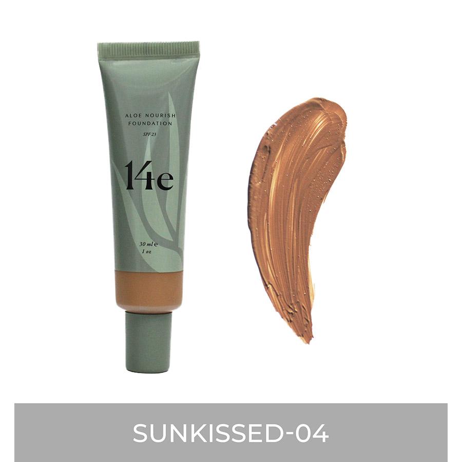 Aloe Nourish Foundation Grundierung 14e Cosmetics Sunkissed - 04 - Genuine Selection