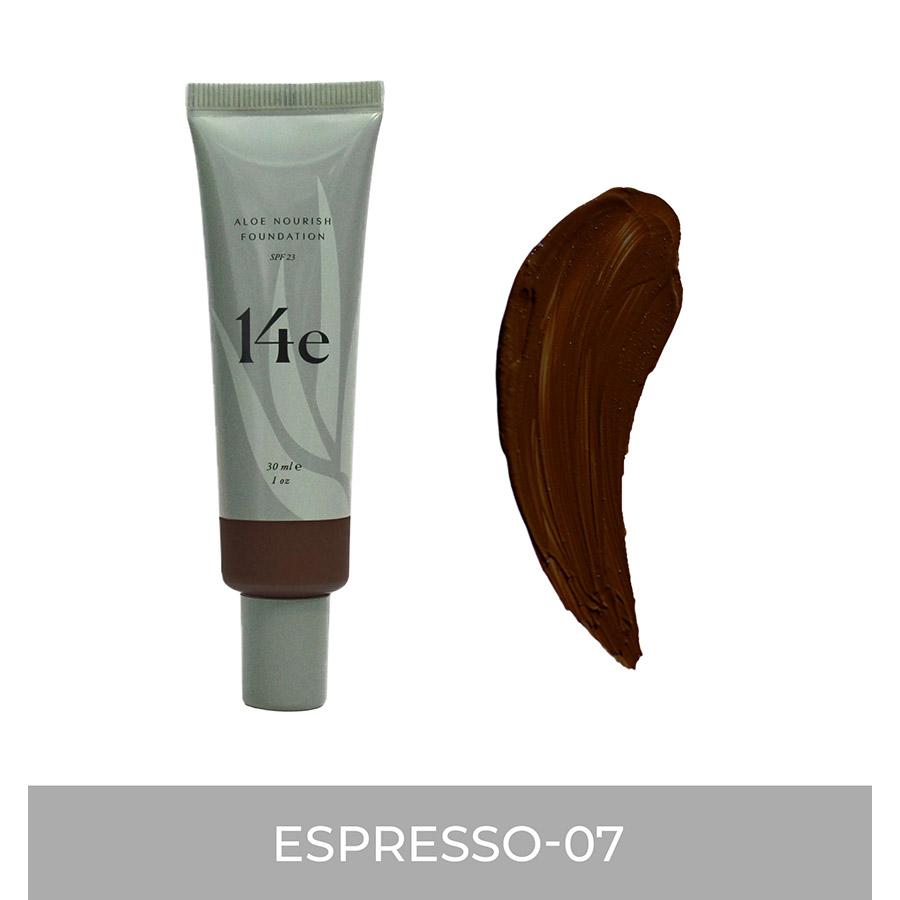 Aloe Nourish Foundation Grundierung 14e Cosmetics Espresso - 07 - Genuine Selection