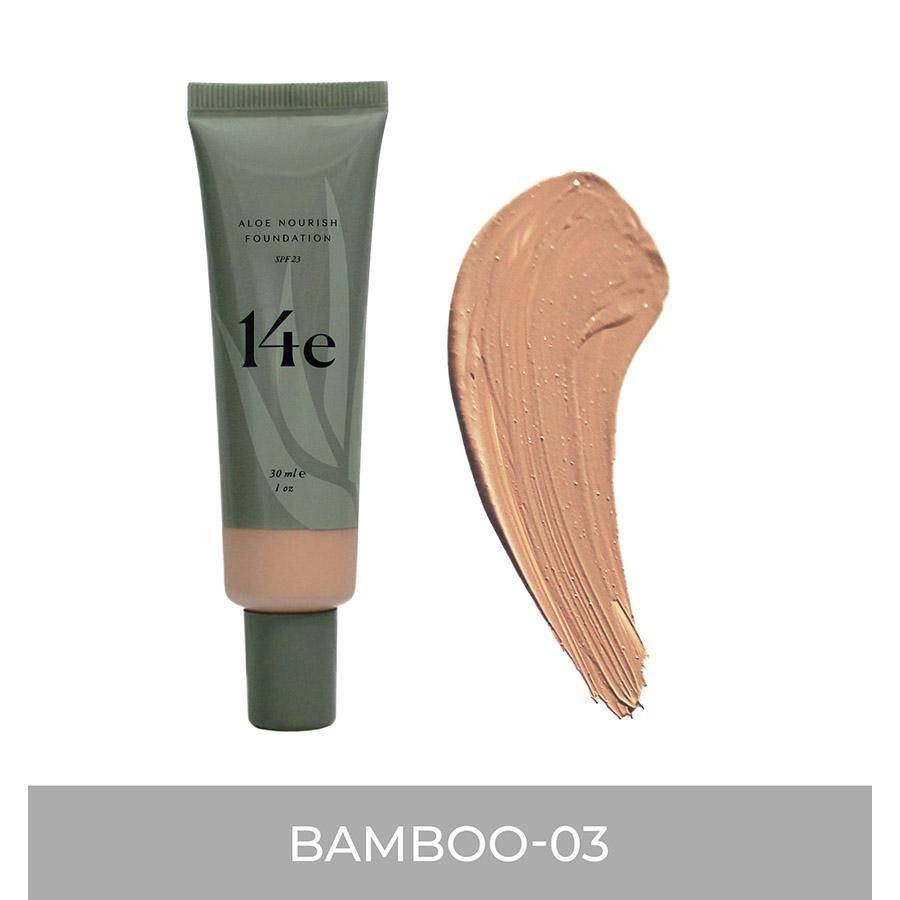 Aloe Nourish Foundation Grundierung 14e Cosmetics Bamboo - 03 - Genuine Selection