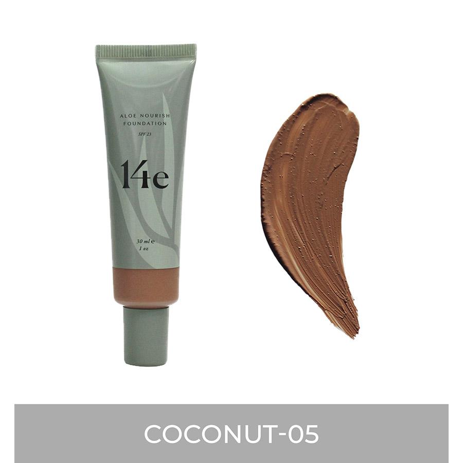 Aloe Nourish Foundation Grundierung 14e Cosmetics Coconut - 05 - Genuine Selection