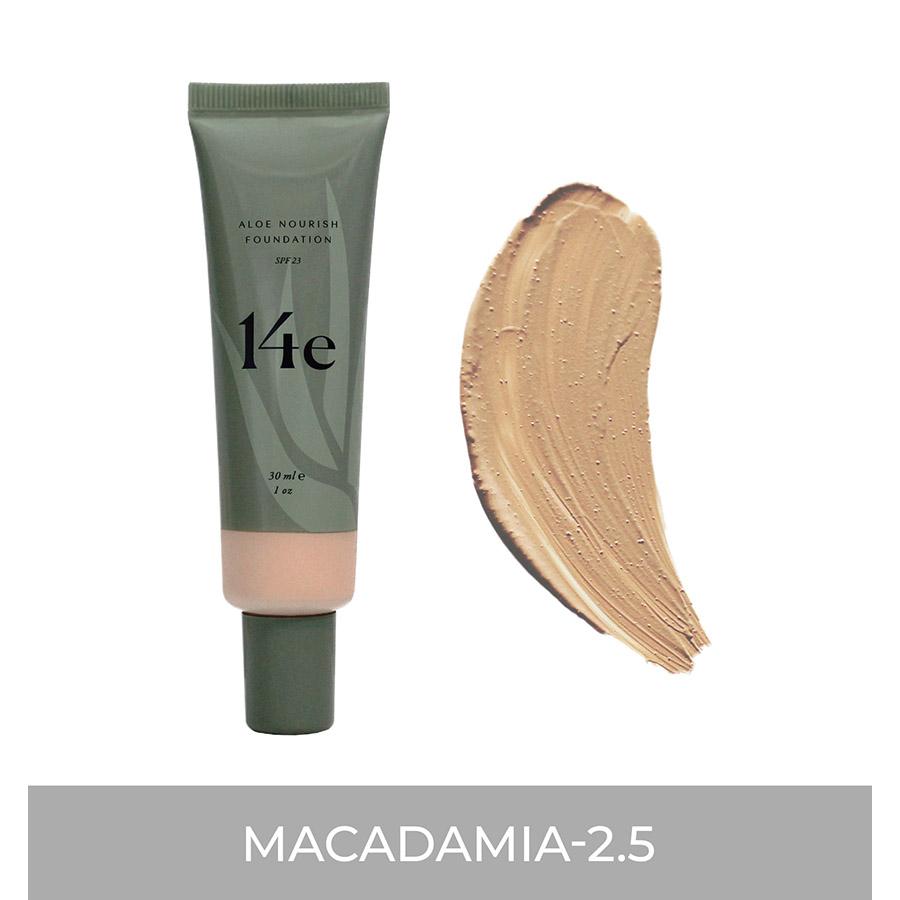 Aloe Nourish Foundation Grundierung 14e Cosmetics Macadamia - 2.5 - Genuine Selection