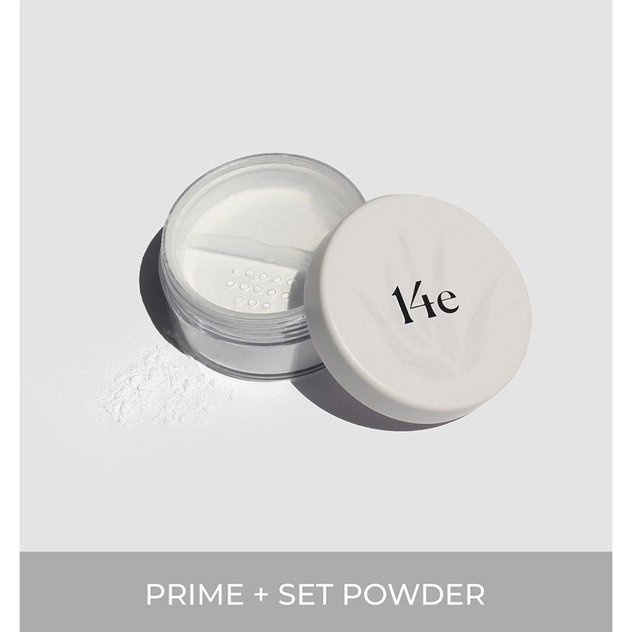 Aloe Nourish Prime + Set Powder Puder 14e Cosmetics - Genuine Selection