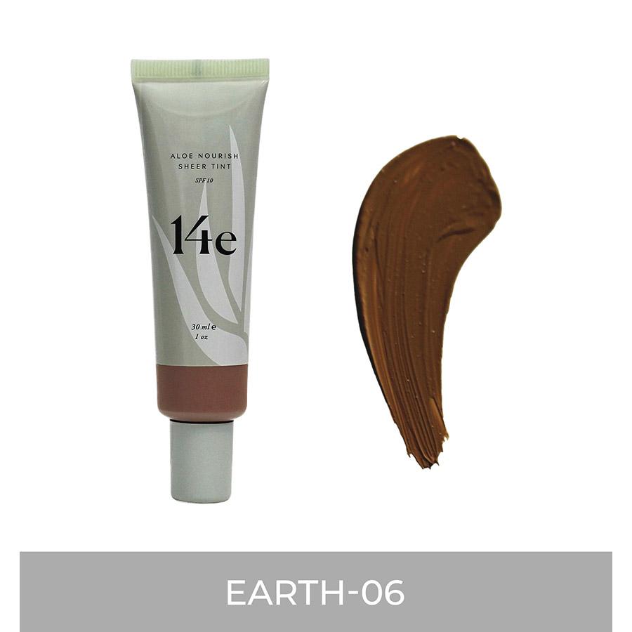 Aloe Nourish Sheer Tint Grundierung 14e Cosmetics Earth - 06 - Genuine Selection