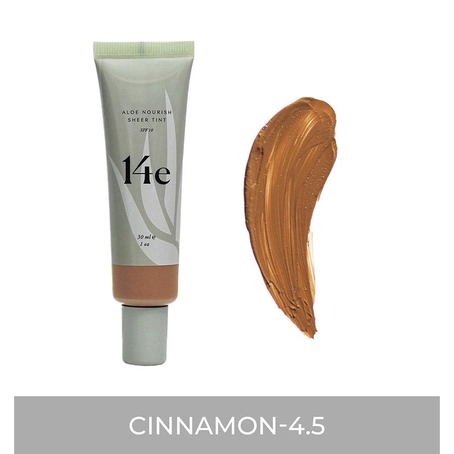 Aloe Nourish Sheer Tint Grundierung 14e Cosmetics Cinnamon - 4.5 - Genuine Selection