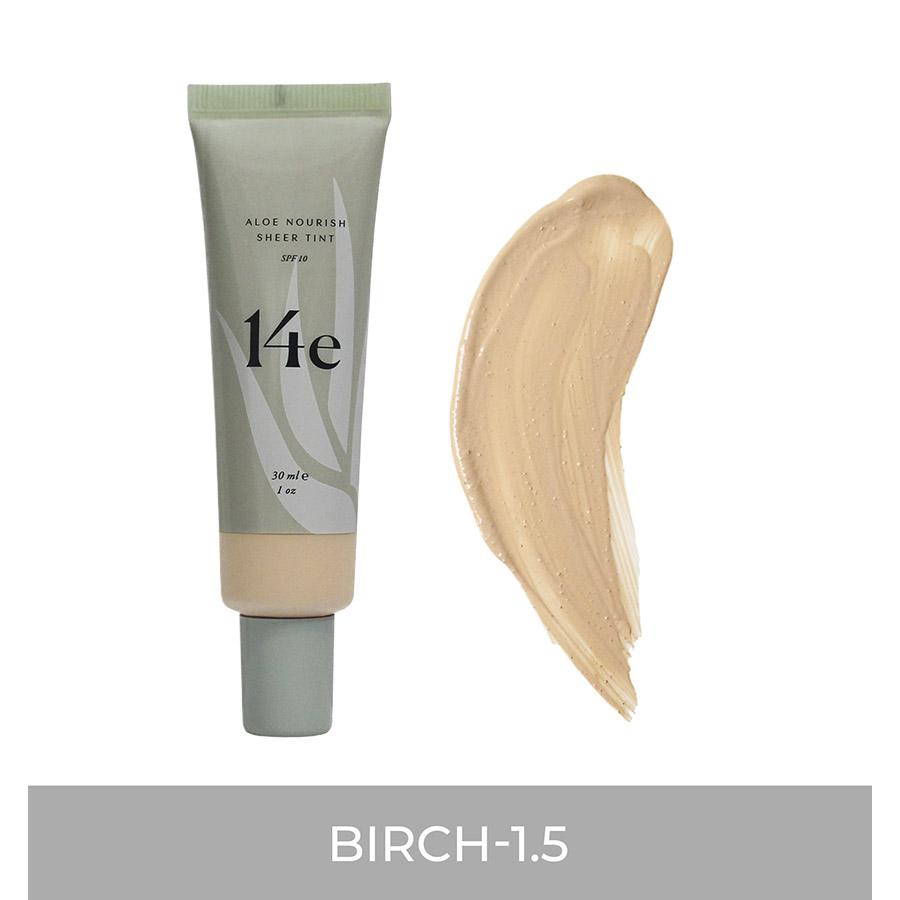 Aloe Nourish Sheer Tint Grundierung 14e Cosmetics Birch - 1.5 - Genuine Selection