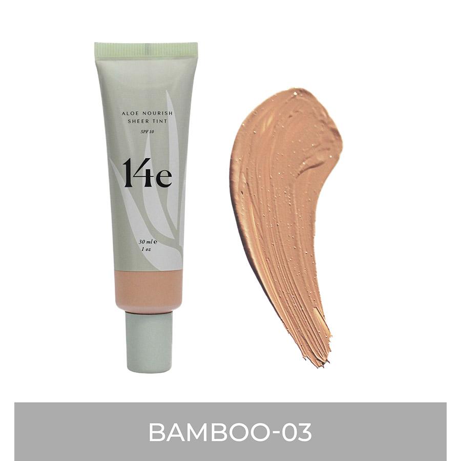 Aloe Nourish Sheer Tint Grundierung 14e Cosmetics Bamboo - 03 - Genuine Selection