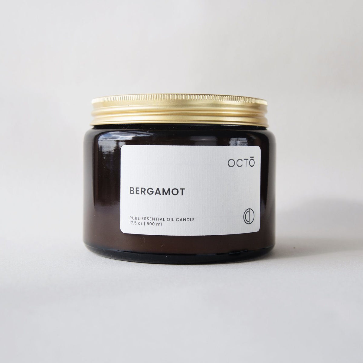 Bergamot Candle Kerzen Octo &amp; Co. Large 500ml - Amber Jar - Genuine Selection