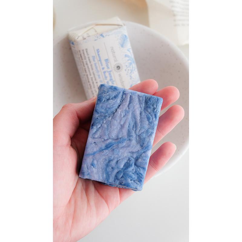 Blue Jungle Shampoo &amp; Body Wash Bar Shampoo Natural Wisdom - Genuine Selection
