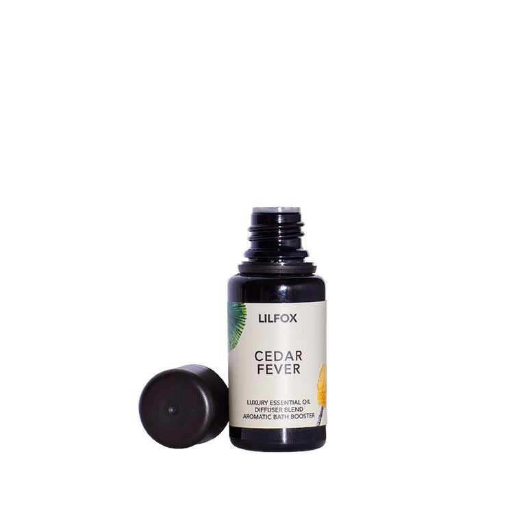 CEDAR FEVER Luxury Essential Oil + Bath Booster Ätherische Öle LILFOX - Genuine Selection