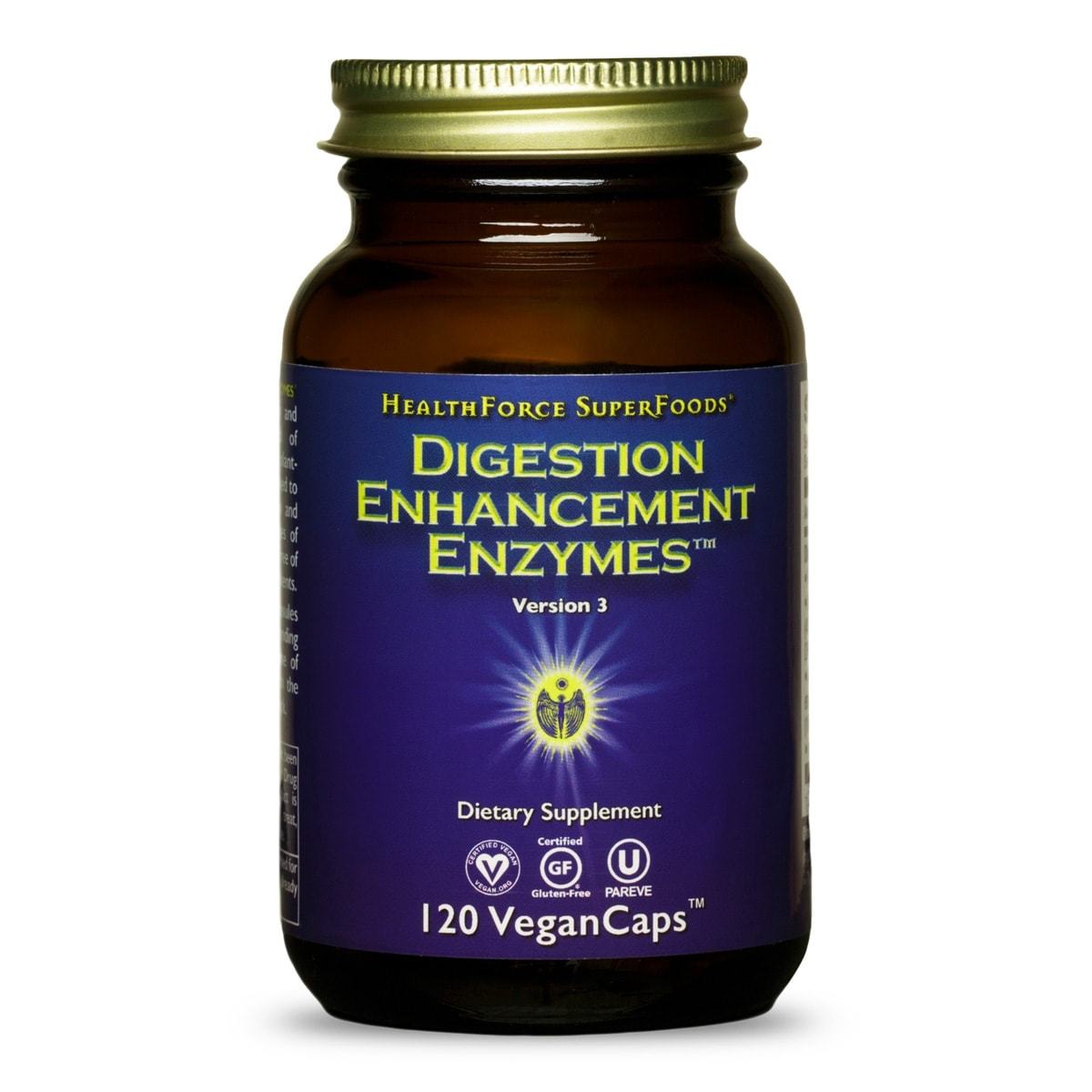 Digestion Enhancement Enzymes™ Nahrungsergänzungsmittel HealthForce SuperFoods - Genuine Selection