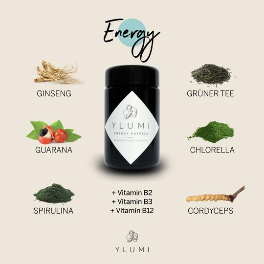 Energy Kapseln Nahrungsergänzungsmittel Ylumi - Genuine Selection