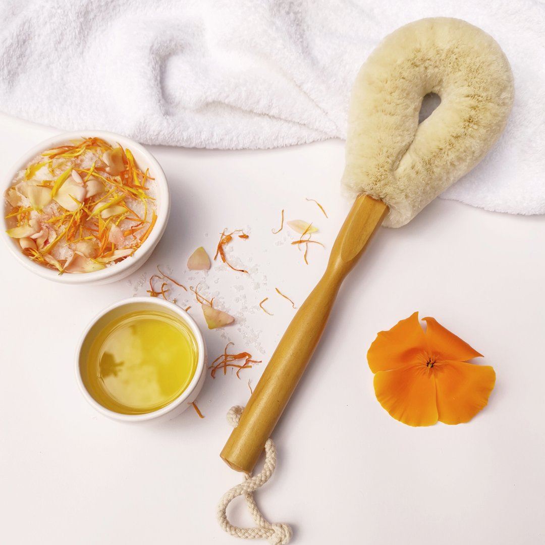 Exfoliating Dry Body Brush Body Tools ELYTRUM - Genuine Selection