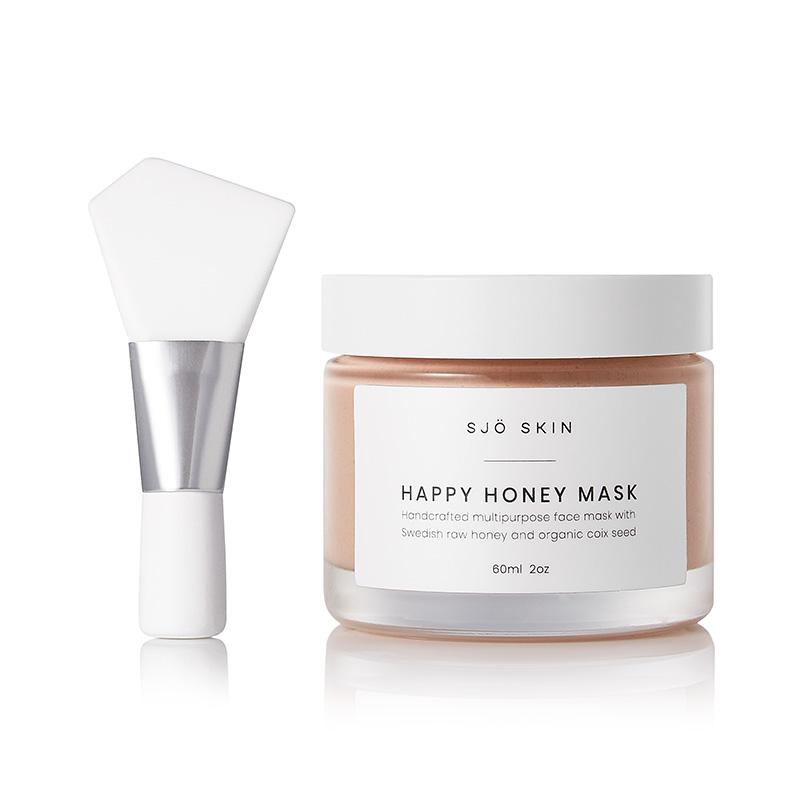 Happy Honey Mask & Brush Gesichtsmaske SJÖ SKIN - Genuine Selection