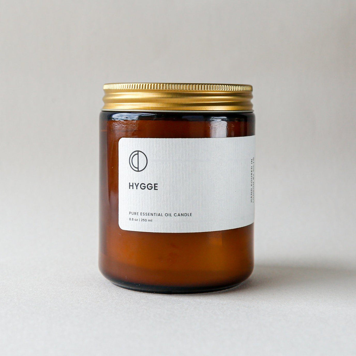 Hygge Candle Kerzen Octo &amp; Co. Medium 250ml - Amber Jar - Genuine Selection