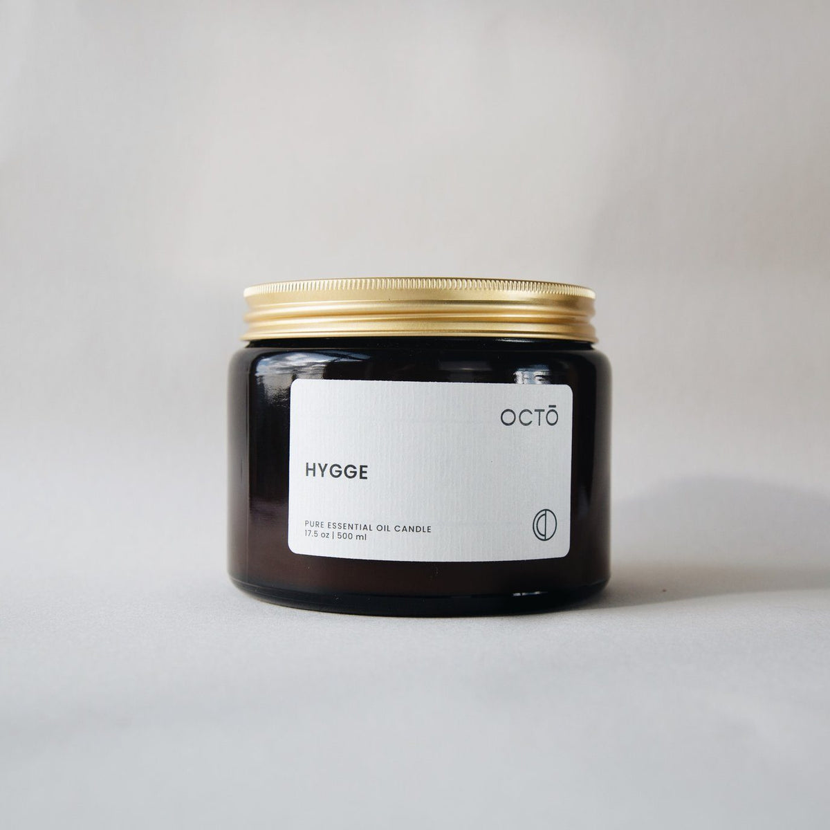 Hygge Candle Kerzen Octo &amp; Co. Large 500ml - Amber Jar - Genuine Selection