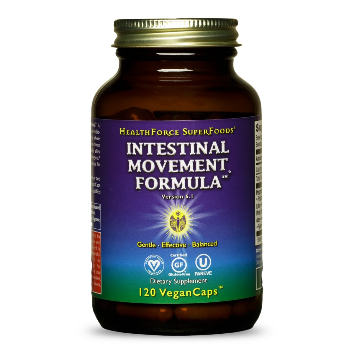 Intestinal Movement Formula™ Nahrungsergänzungsmittel HealthForce SuperFoods 120 Kapseln - Genuine Selection