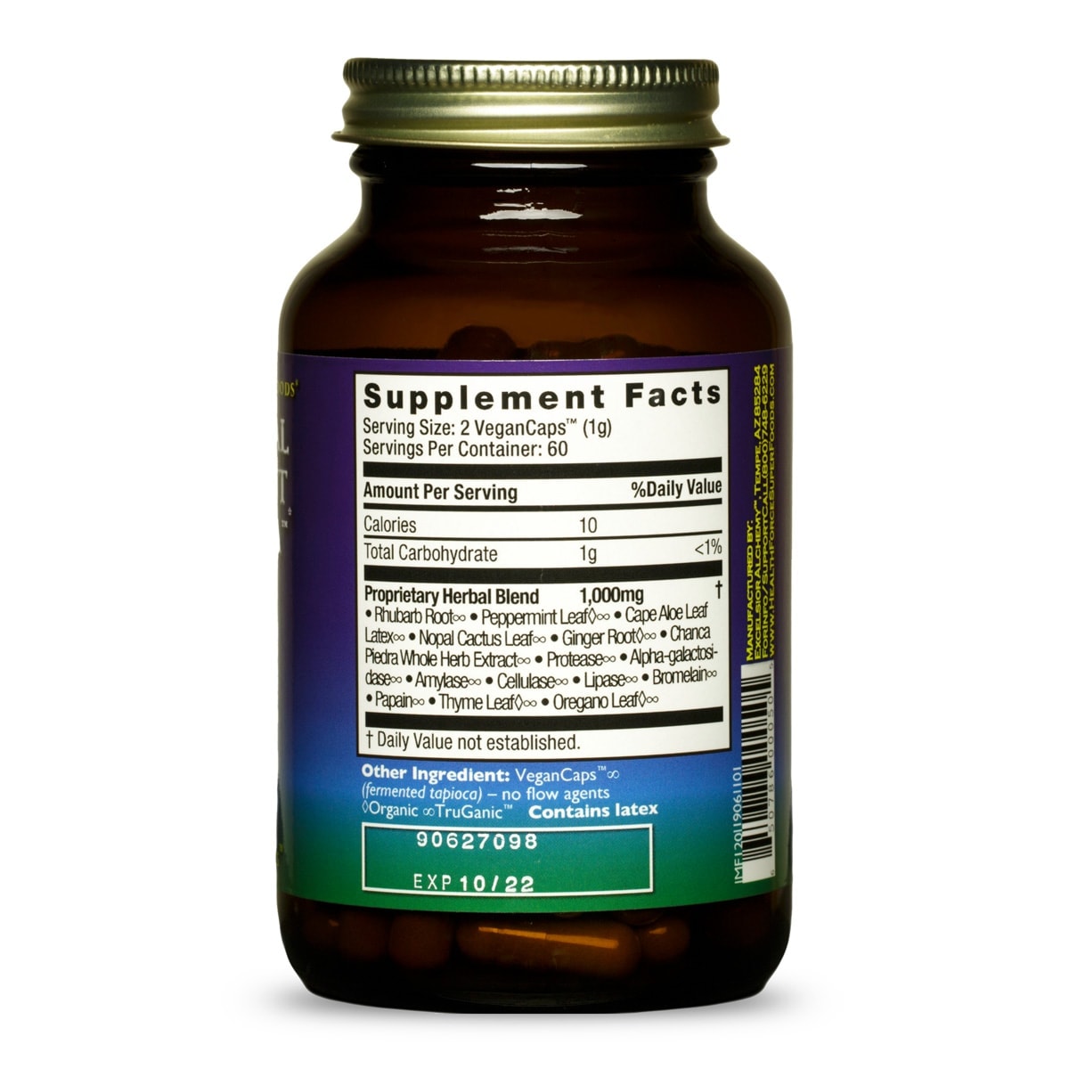 Intestinal Movement Formula™ Nahrungsergänzungsmittel HealthForce SuperFoods - Genuine Selection
