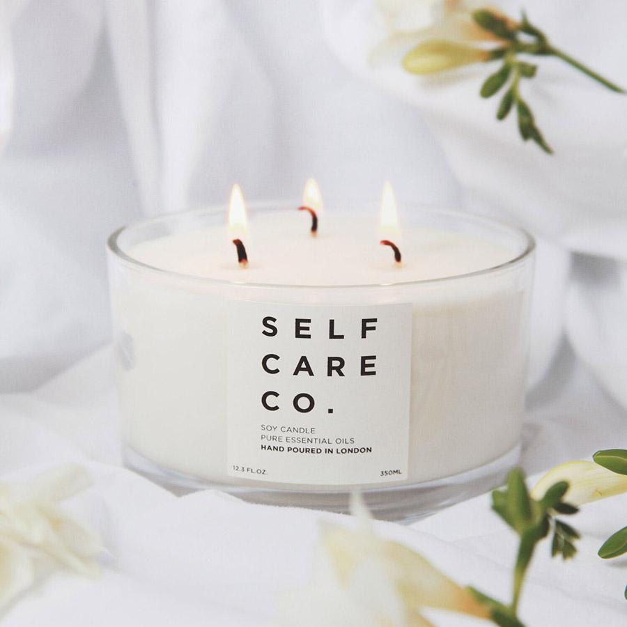 May Chang + Rosemary Aromatherapy Candle Kerzen Self Care Co. 500ml - Genuine Selection