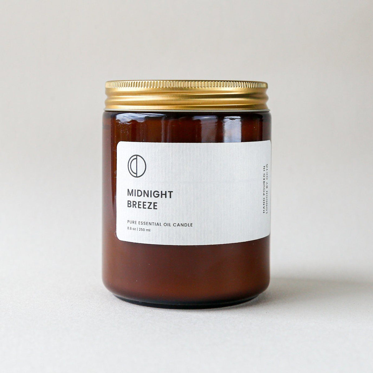 Midnight Breeze Candle Kerzen Octo &amp; Co. Medium 250ml - Amber Jar - Genuine Selection