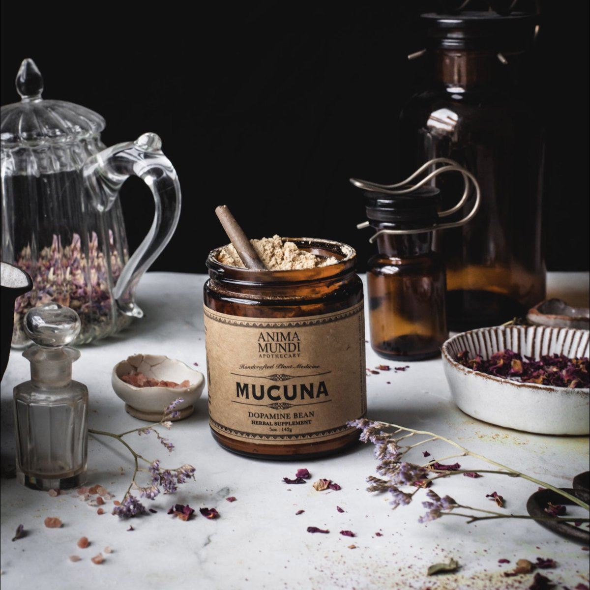 MUCUNA Pruriens : Dopamine Bean 15% LevaDopa Nahrungsergänzungsmittel Anima Mundi Apothecary - Genuine Selection