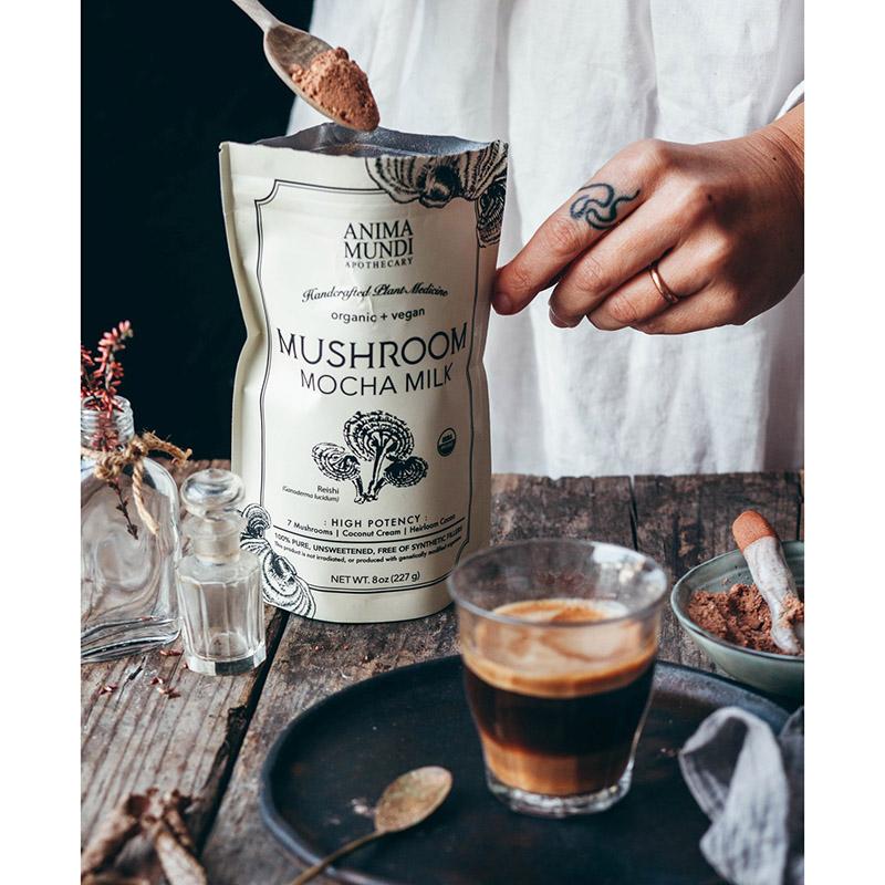 MUSHROOM MOCHA MILK : Adaptogenic Creamer Nahrungsergänzungsmittel Anima Mundi Apothecary - Genuine Selection